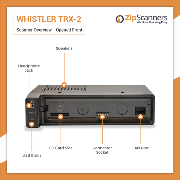 TRX-2 Police Scanner Whistler Digital Base/Mobile Scanner