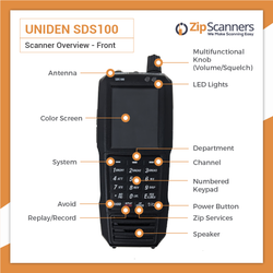 UNIDEN SDS-100E Digital Handheld Scanner - Radio Communication
