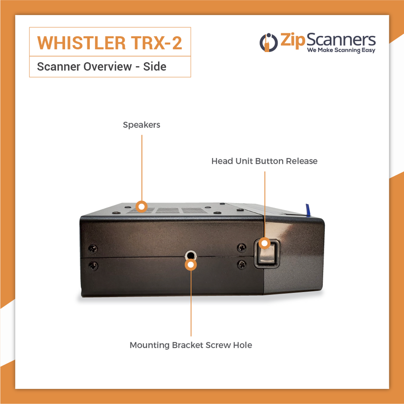 Whistler - Radio scanner numérique TRX-2 - Mobile/Desktop